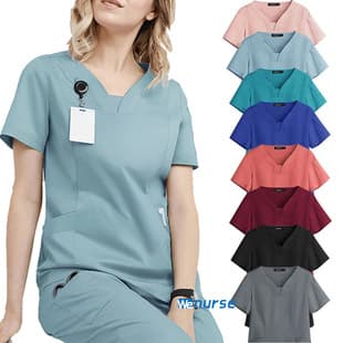 Stretch Quick-Dry Scrub Set for Men and Women, Operating Room Scrub Suit, Pet Hospital, Dental Clinic Workwear Scrub