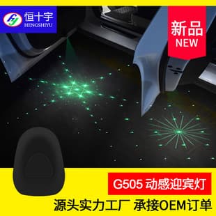 Factory Direct Car Welcome Light No Wiring Laser Infrared Door Induction Projection Light LOGO Ground Light