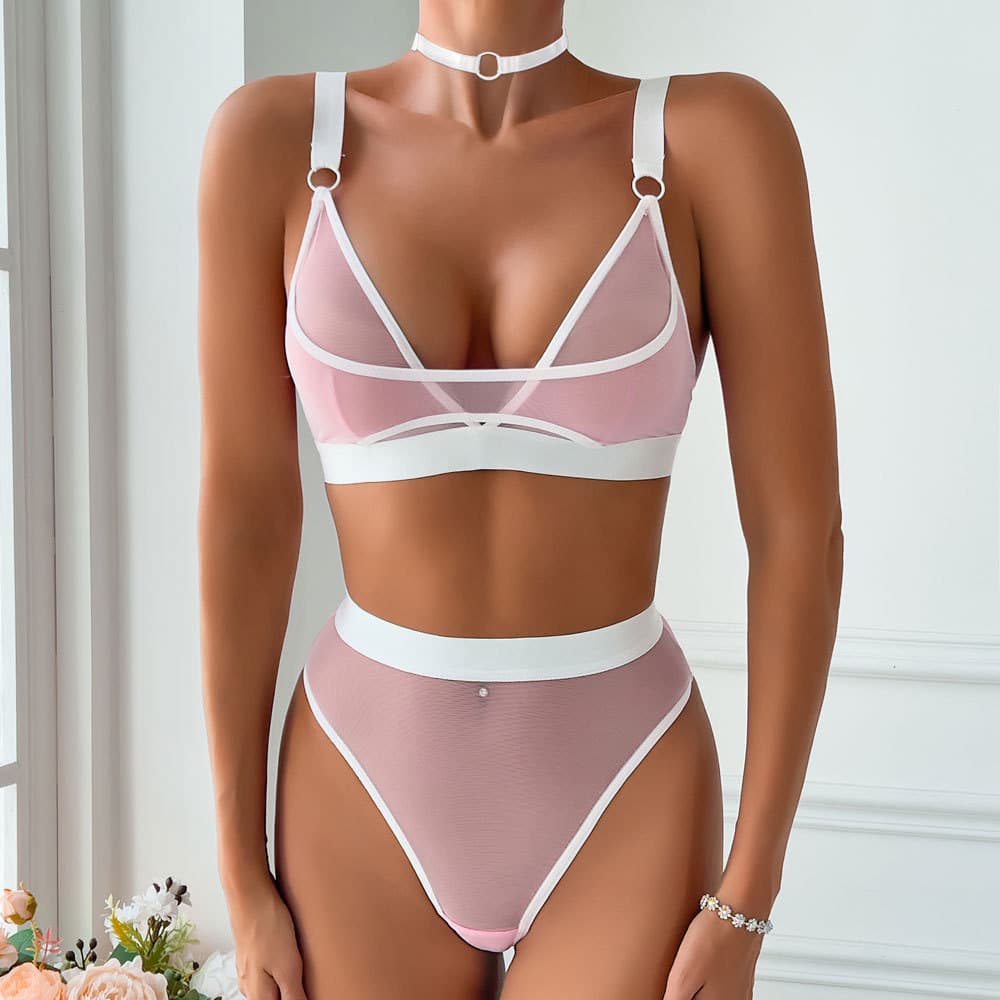 European and American Best-Selling French Lingerie Hot Sexy Bra Set Cross-Border Lingerie