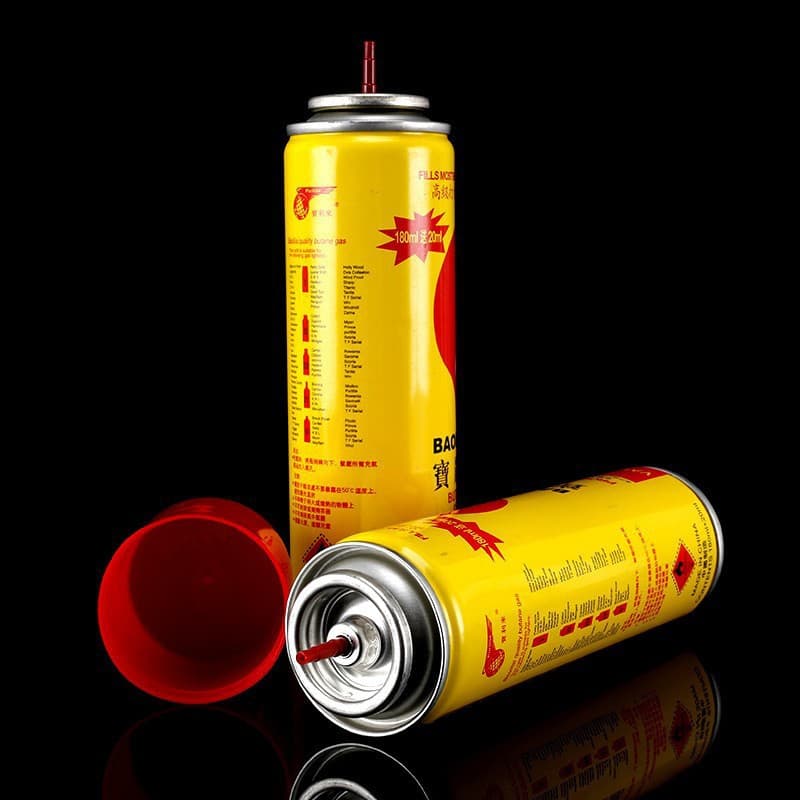 Lighter Gas Tank High-Purity Moxibustion Windproof Inflatable Lighter Special Gas Spray Gun Butane Gas Cylinder Universal