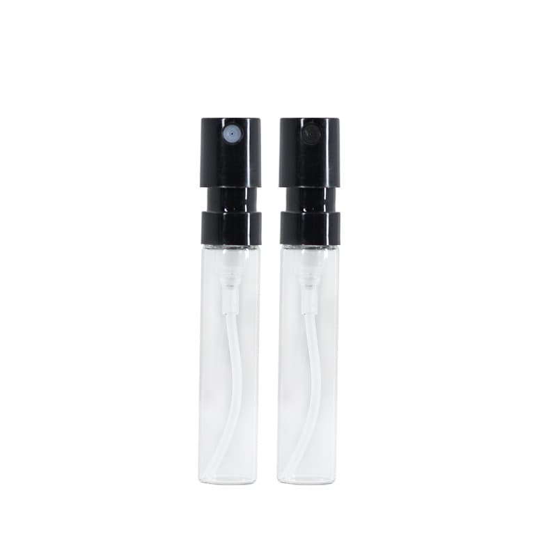 1ml Perfume Atomizer Glass Portable Mini Bottle Transparent French Spray Bottle 2ml Perfume Refillable Sample Bottle