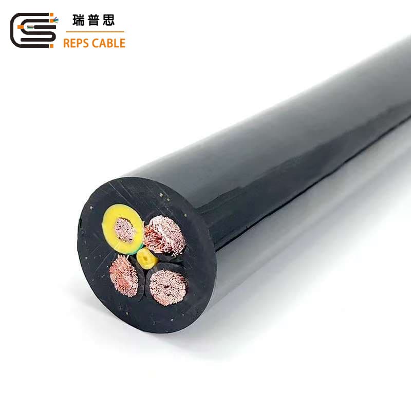 Tensile reel-specific cable wear-resistant polyurethane 18*1.5 24*2.5 36*1 multi-core crane drum cable
