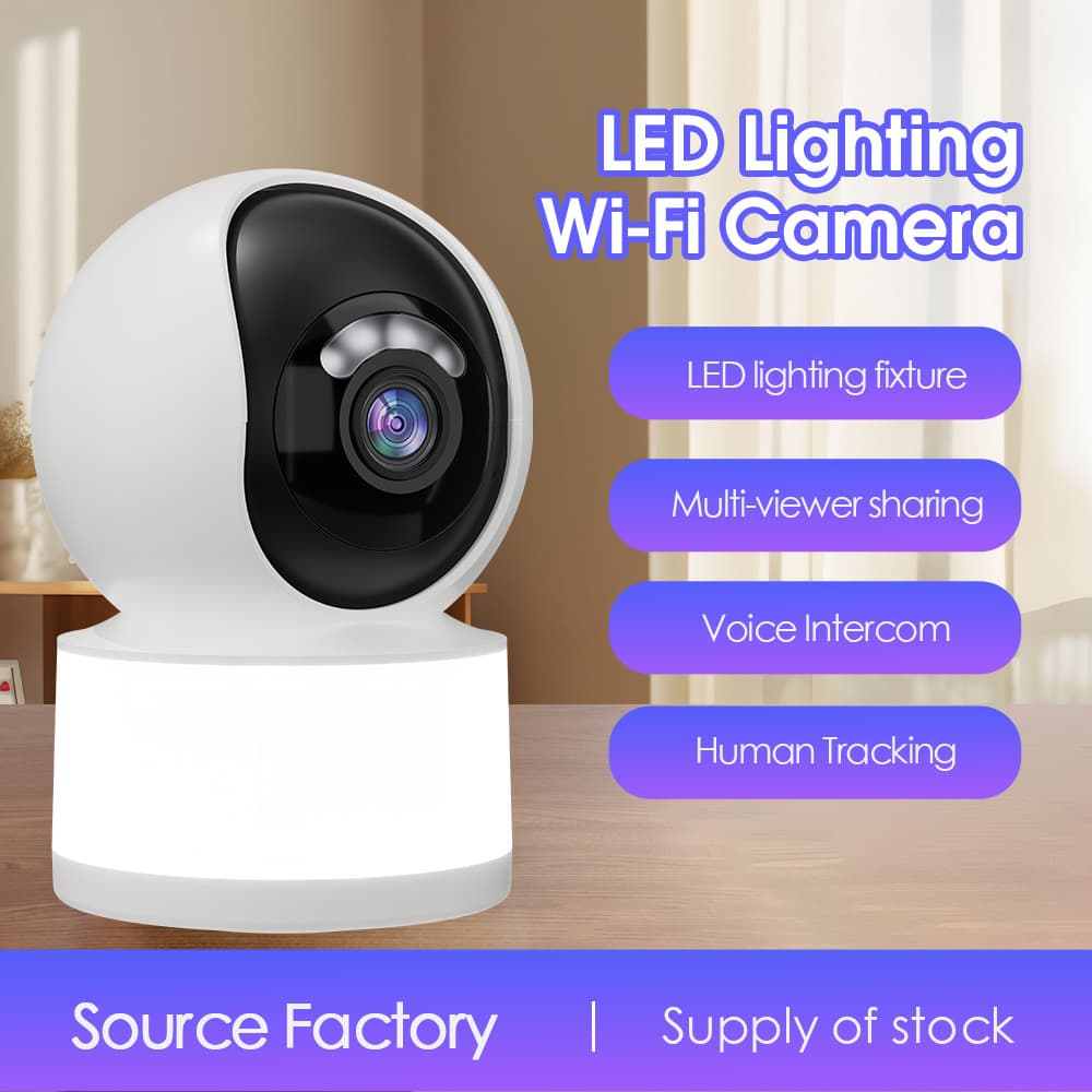 Indoor Baby Monitor Camera Wireless WiFi Home HD Night Vision Light Care for Kids Pets Surveillance Camera