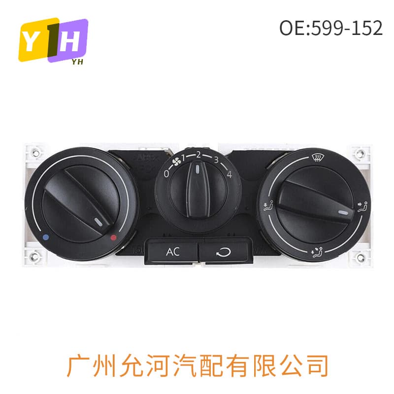 599-152 1J0820045F Compatible with 1998-2004 Volkswagen Golf Air Conditioning AC Switch Control Panel