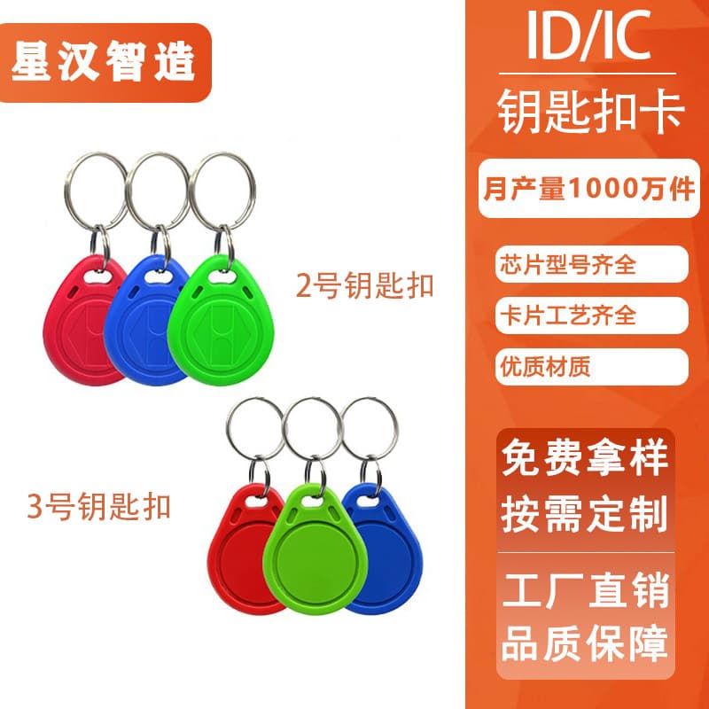 Custom UID Duplication Card Keychain Card for Community Property Elevator Card Rewritable Smart Lock IC Access Card