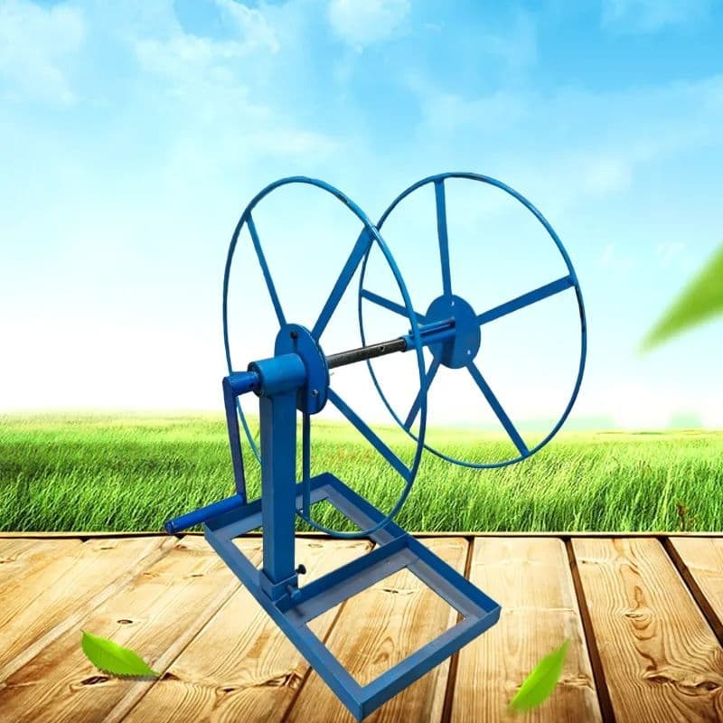 New Upgraded Hose Reel Manual Hand Crank Hose Winder Water Hose Storage Rack Retriever Manufacturer