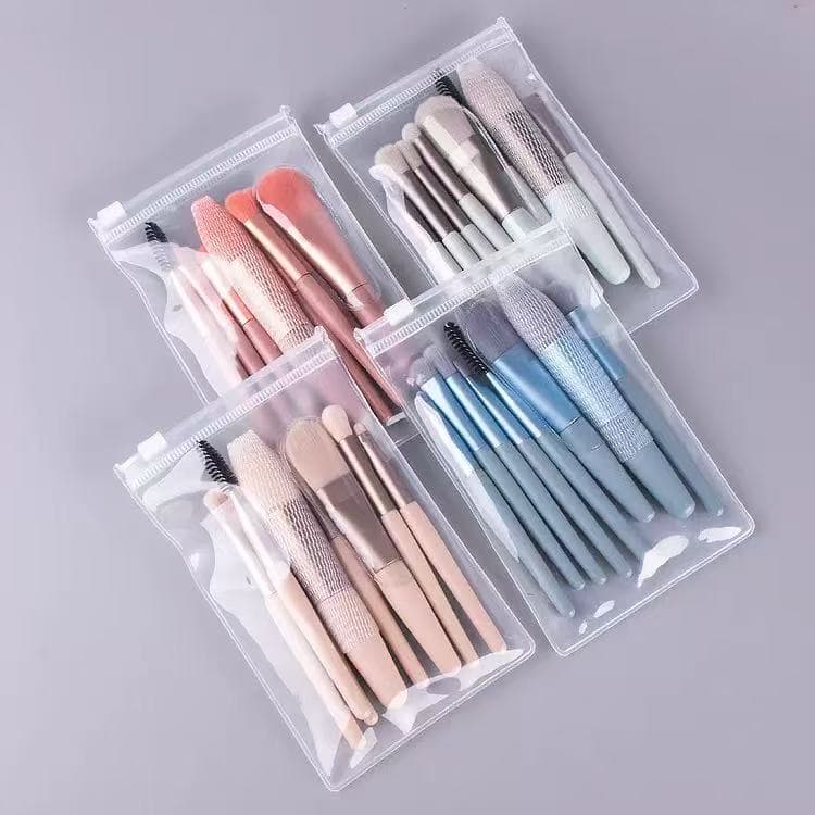 Cross-border 8 mini makeup brushes soft-bristled makeup brush travel portable beginner makeup tool concealer brush