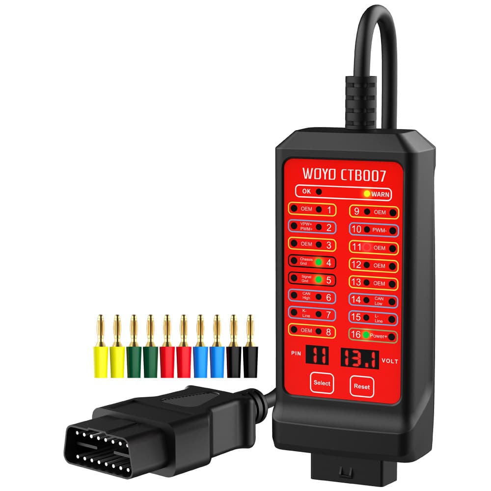 Woyo Ctb007 Canobd2 16Pin Junction Box Fault Diagnosis Instrument Obd2 Diagnostic Tool