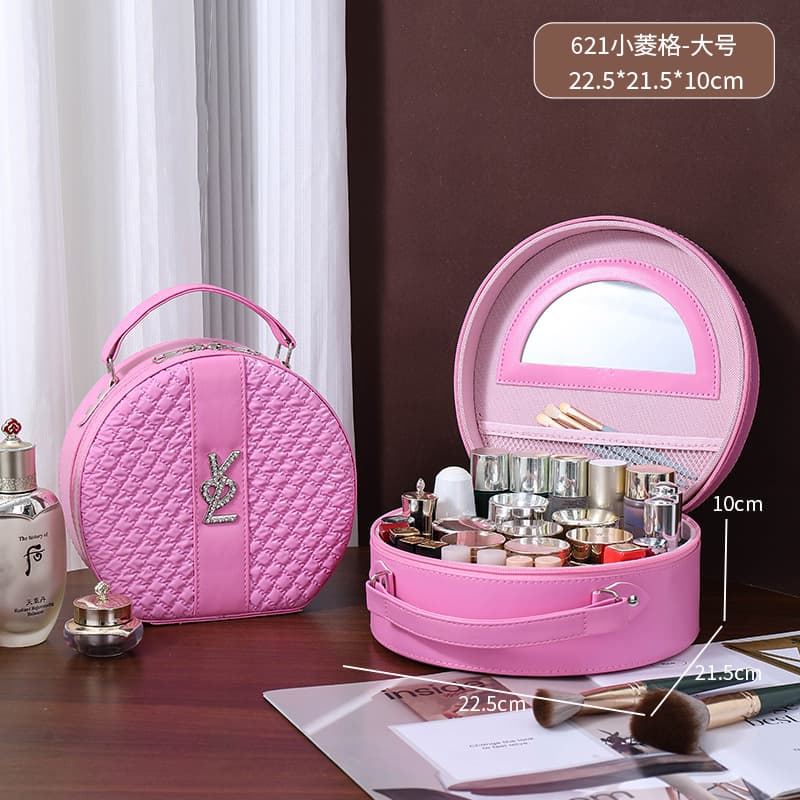 New Portable Makeup Bag for Women Large Capacity Travel Storage Bag Popular Small Handheld Cosmetic Case Manufacturer