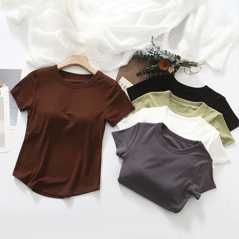 2024 New Style Tailcoat Half Sleeve Inner Layer Fashion Top, Spring/Autumn/Summer Style