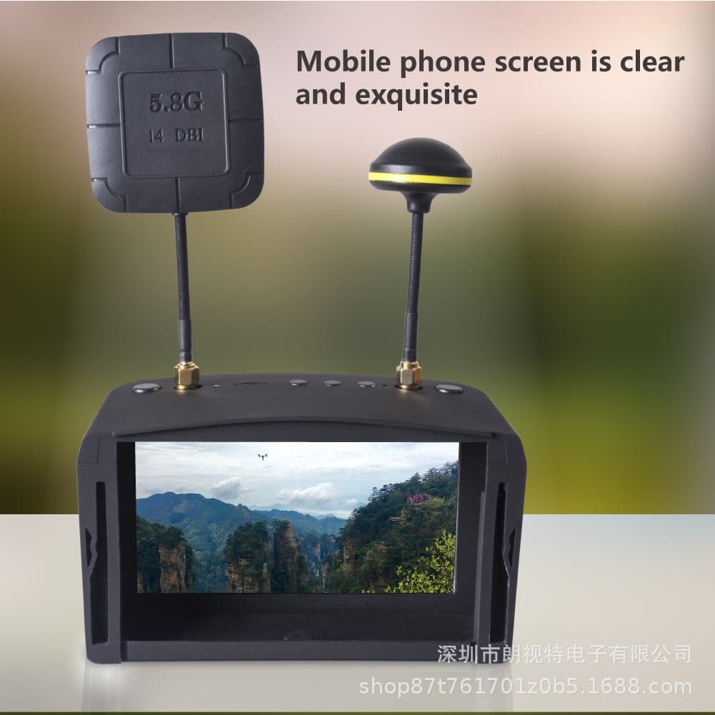 LS-800D 5-inch Detachable Head-mounted FPV Goggles
