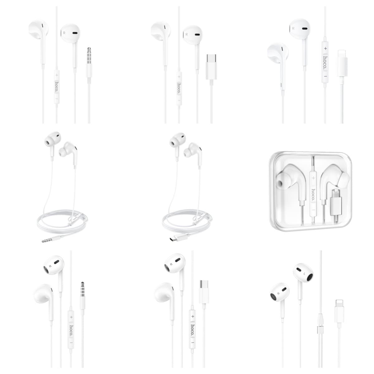 Phone Headphone Collection Compatible with Apple Wired Earphones Type-C Digital Chip Semi-In-Ear 3.5mm Inline Mic