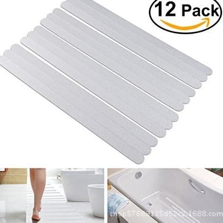 Bathroom rubber PEVA anti-slip strip 2cm*38cm, anti-slip tape, anti-slip strip for stairs.