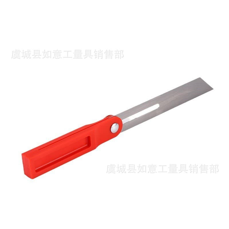 Cross-border 360-degree adjustable high-precision steel ruler with sliding mechanism for woodworking, movable angle ruler, and sliding corner ruler.