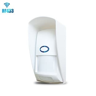 Outdoor Wireless Pet-proof Motion Detector, Human Sensor, Weatherproof 433MHz Movement Detection Alarm