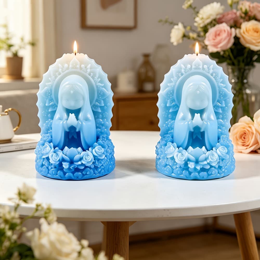 Cross-border Portrait Relief Silicone Mold DIY Candle Making Tool Silicone Mold Home Decoration Plaster Mold