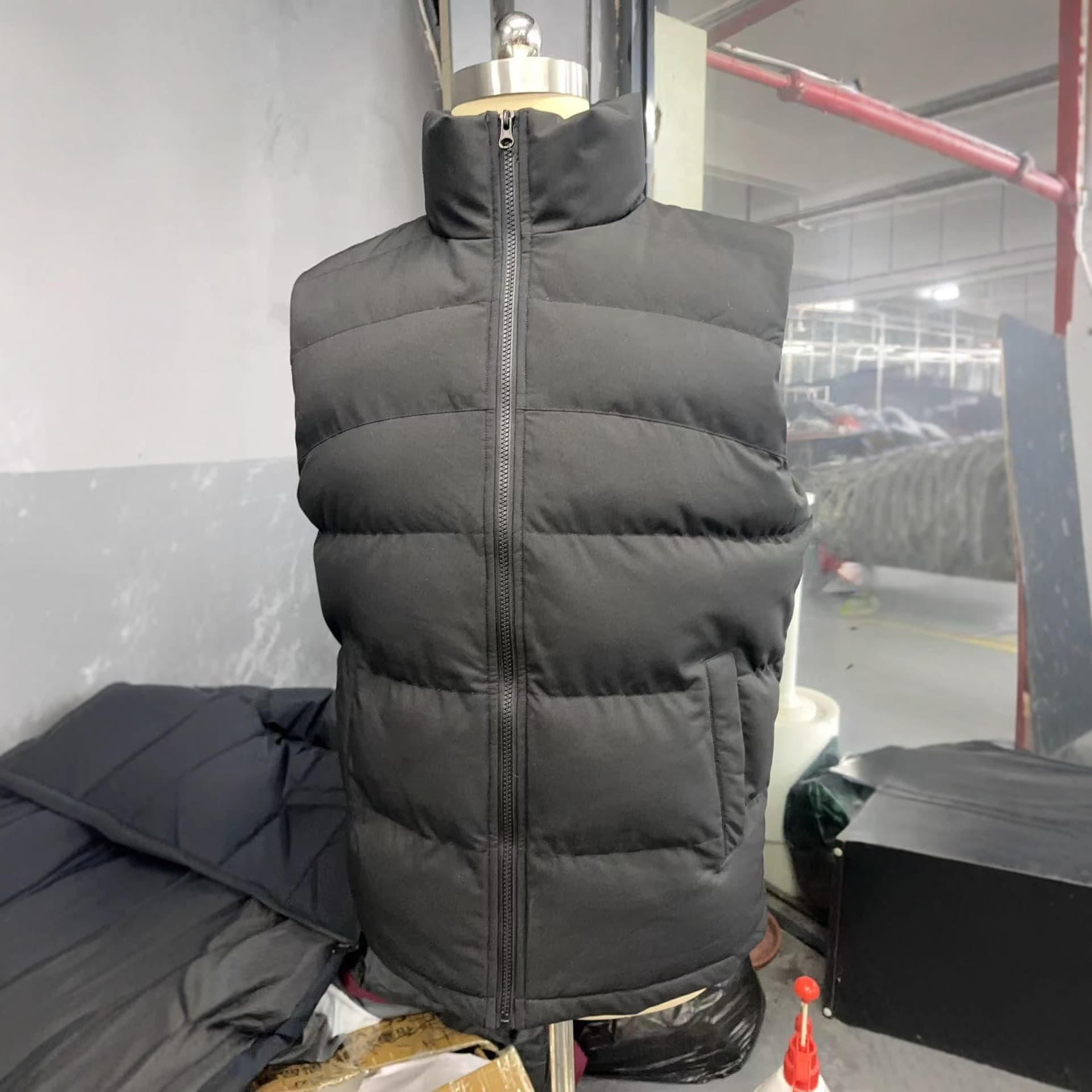 Graphene cotton vest for men, extra thick and warm, sleeveless, cross-border style sports cotton jacket