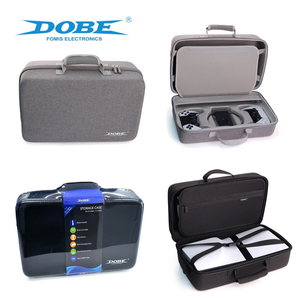 PS5PRO Console Multi-Functional Hard Carrying Case PS5 Slim Game Console Universal Zipper EVA Storage Protection Case