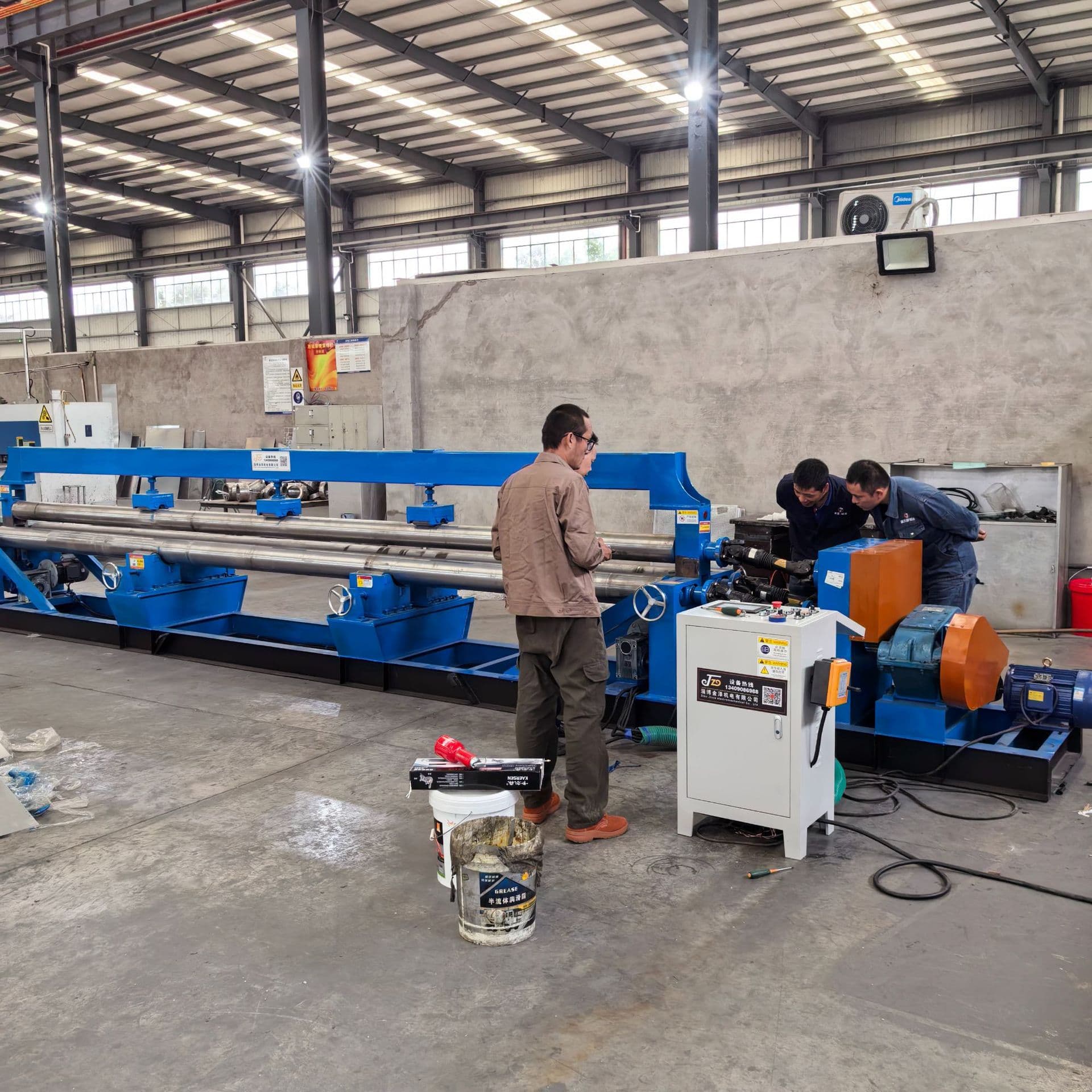 Aluminum Plate Rolling Machine 5*5000 for Decoration 5m 6m Arc Rolling Machine Curtain Wall Aluminum Plate Three-Axis Rolling Machine Cross-Border