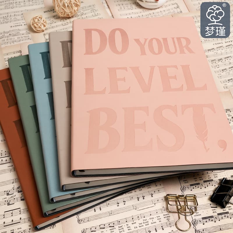 Ins-style Thick B5 Notebook, Fresh and Simple for College Students, Large Size, Literary and Artistic, Exquisite Notebook
