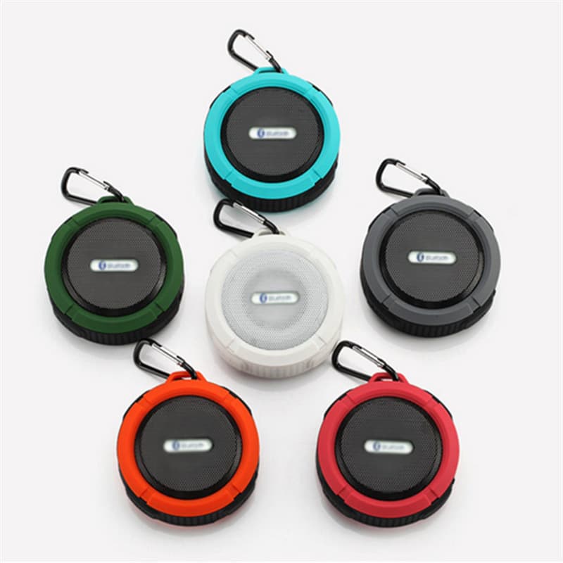 C6 Bluetooth Speaker Outdoor Suction Cup Mini Bluetooth Waterproof Audio Mobile Phone Car Subwoofer Small Speaker Wholesale