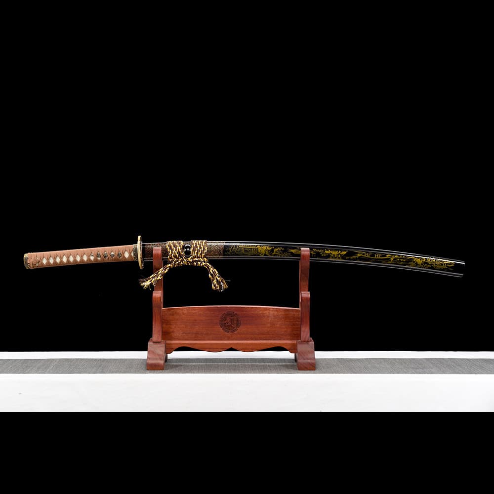 Hejiu Longquan sword collection handicraft burnt blade samurai sword Jiangnan unsharpened