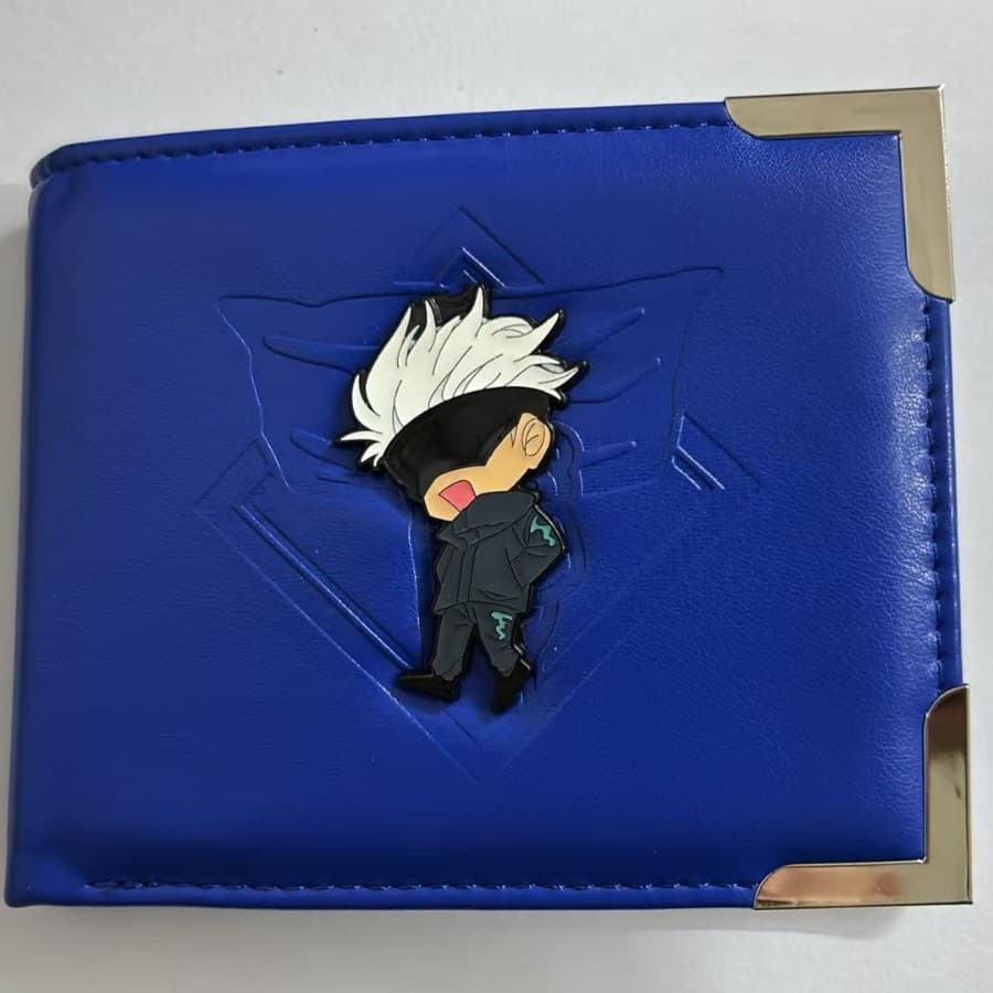 Spell Return Animation Peripheral Student Wallet Gojo Satoru Stick Hisahito Japanese Metal Short Wallet Student