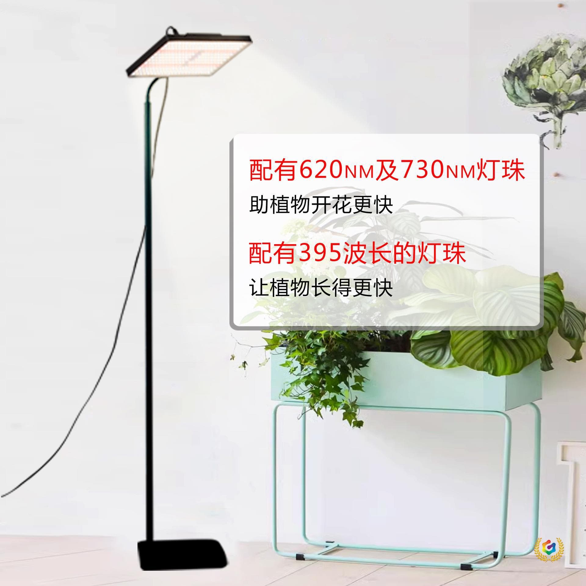 ✅Full spectrum succulent flower indoor plant fill light balcony leafy vegetable plant growth light solar spectrum increase