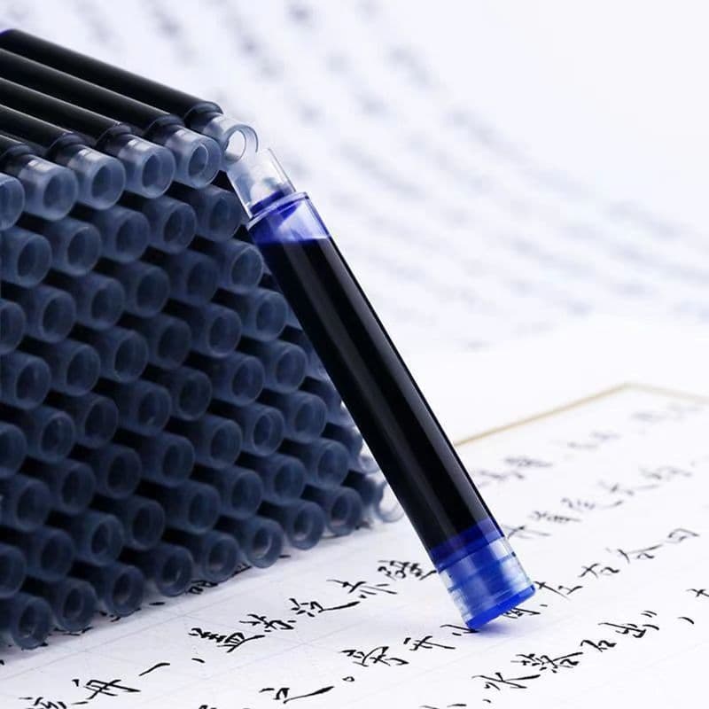 Student pens use 2.6 small diameter 3.4 large diameter blue crystal blue pure black red ink blue ink cartridge ink tube