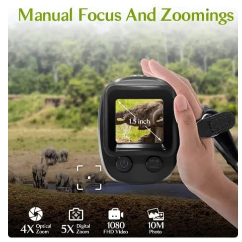 Digital Telescope with Photo and Video Outdoor High Magnification HD Infrared Night Vision for Night Hunting and Fishing