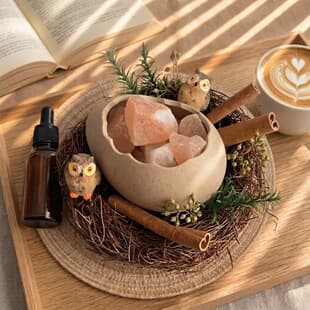 Bird's Nest Aroma Crystal Stone Aromatherapy Gift Box Indoor Fragrance Wedding Birthday Gift Christmas Gift for Men and Women Gift Box