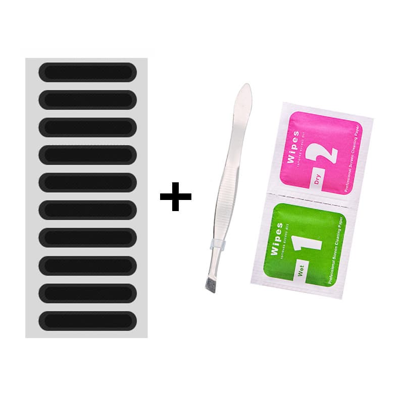 Universal Dustproof Mesh for Mobile Phones and Tablets, 6-Hole and 8-Hole Dust and Water Resistant Speaker Mesh Sticker for Earpiece and Speaker Ports
