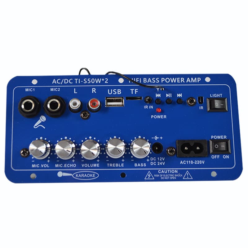 2.0 Channel Bluetooth Amplifier Amazon Cross-Border E-commerce Car Subwoofer Amplifier 5.0 HIFI Stereo