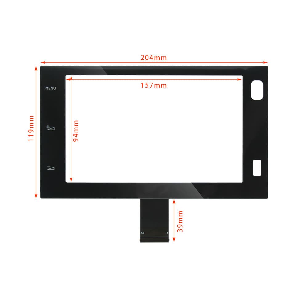Car Touch Screen 2008 Peugeot 208 Touch Screen FS-086-7 ACP3G5477FPC