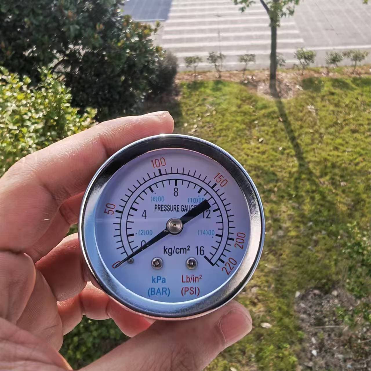 Promotion 50 Chrome Pressure Gauge, Air Pressure Gauge, Air Compressor Accessories, Water Pressure Gauge, Pneumatic Tools 16kg