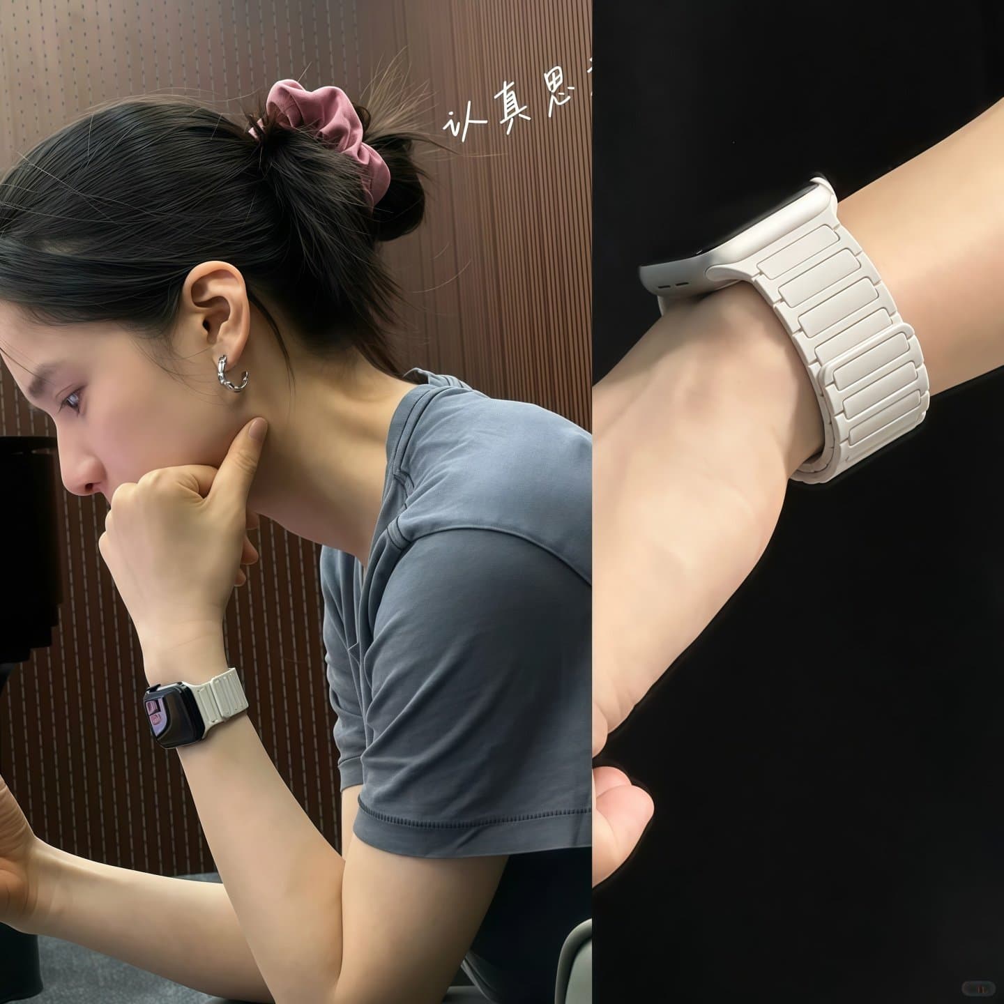Zhang Jingyi same style compatible Apple S11 watch iwatch10 strap applewatch10 magnetic silicone S8 SE