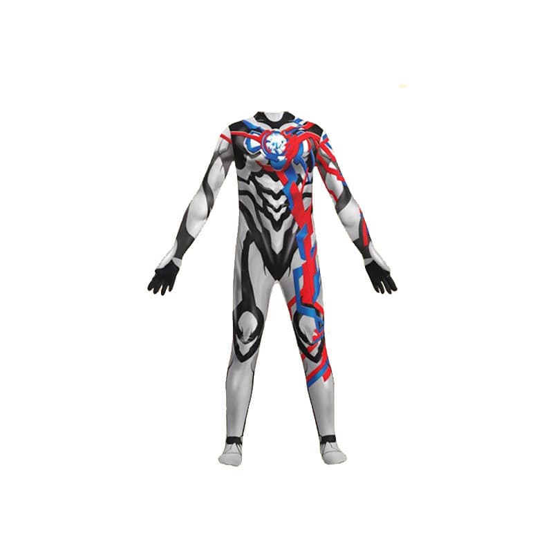 Adults and children's Halloween costumes Salted Egg Superman Ultraman Tiga Jumpsuit Hero Cosplay Suit