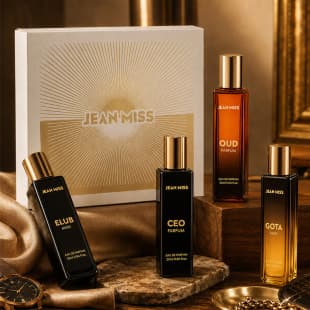 JEAN MISS Feromon Perfume Natural Fresh Elegant Long-lasting Men's Fragrance Four-piece Set Perfume