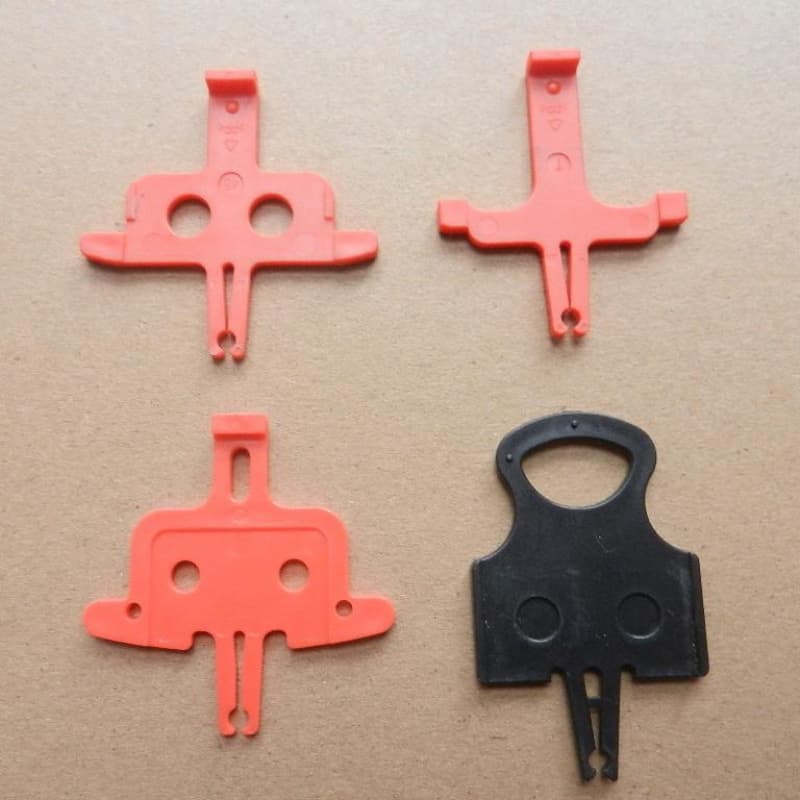 Mountain Bike Hydraulic Disc Brake Caliper Piston Block, Anti-Brake Pad Spacer, Caliper Insert, Hydraulic Brake Caliper Plastic Spacer
