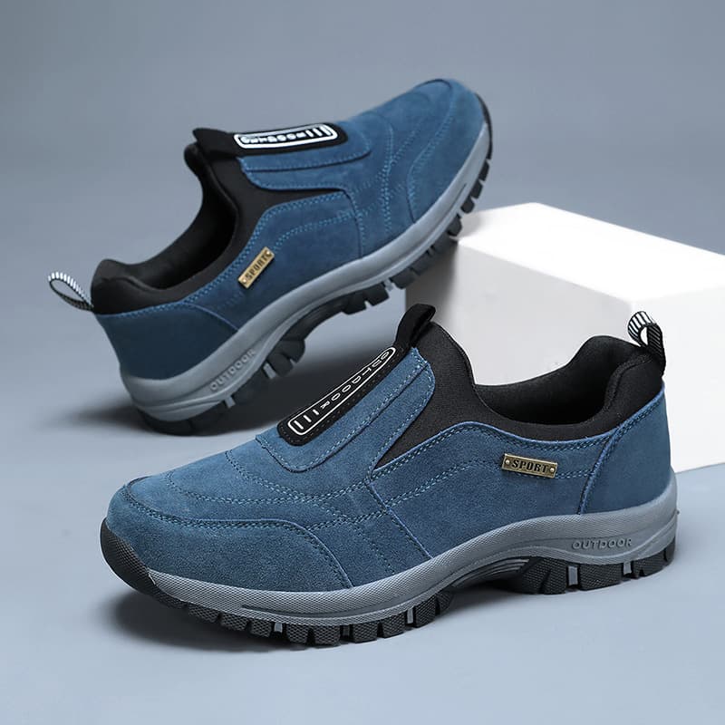 2938 Men's Outdoor Shoes Hiking Trail Running Mountaineering Walking Shoes Low-top Slip-on Elderly Shoes Sports Shoes Plus Size Cross-border