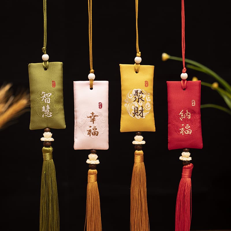 Dragon Boat Festival Blessing Sachet, Empty Bag, Hanfu Accessory Pendant, Portable Sachet, Necklace, Lucky Bag, Amulet