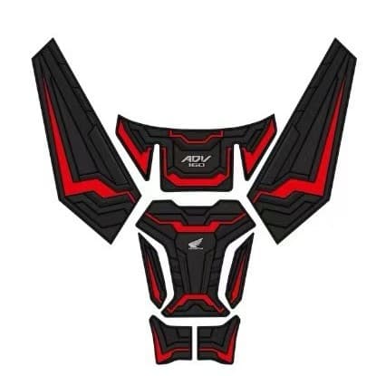 Compatible with Honda ADV160 Tank Pad Fishbone Anti-Slip Sticker Scooter Modification Motorcycle Decal Accessories Rubber