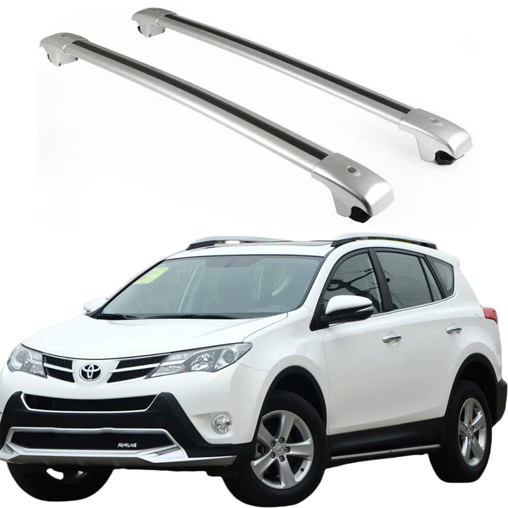 Aluminum Roof Rack Cross Bars Compatible with Toyota RAV4 2013-2018