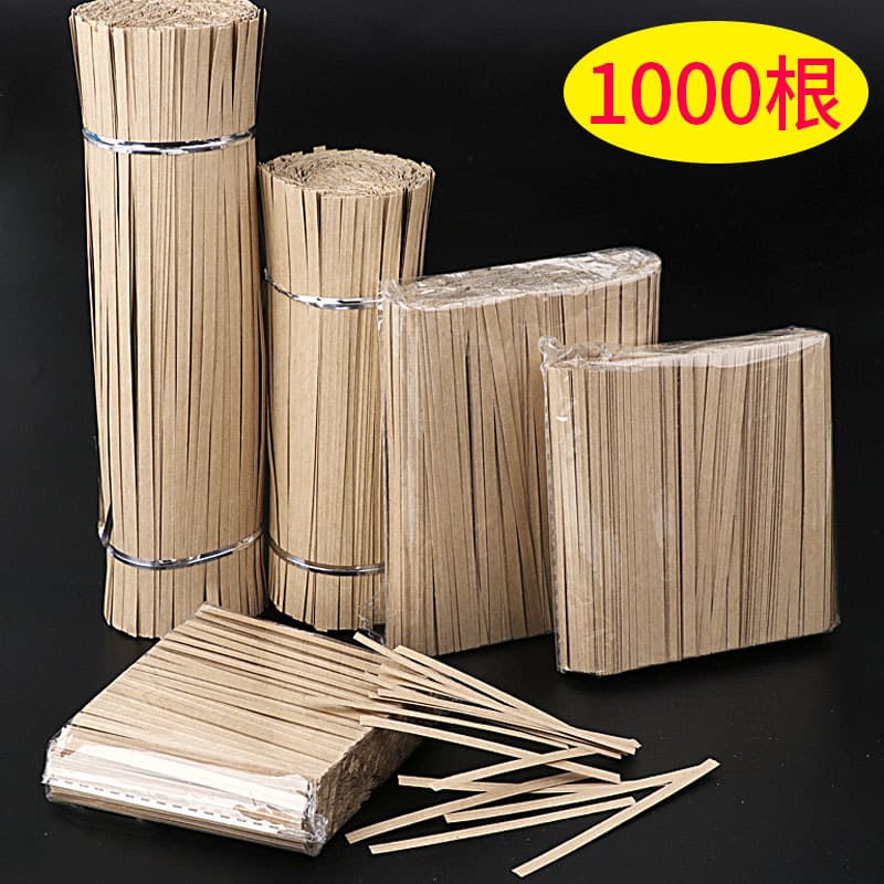 Kraft Paper Twist Ties, Natural Paper Closure Strings, Baking Ties, Closure Wires, Sealing Ties, Bread Bag Metal Iron Wires
