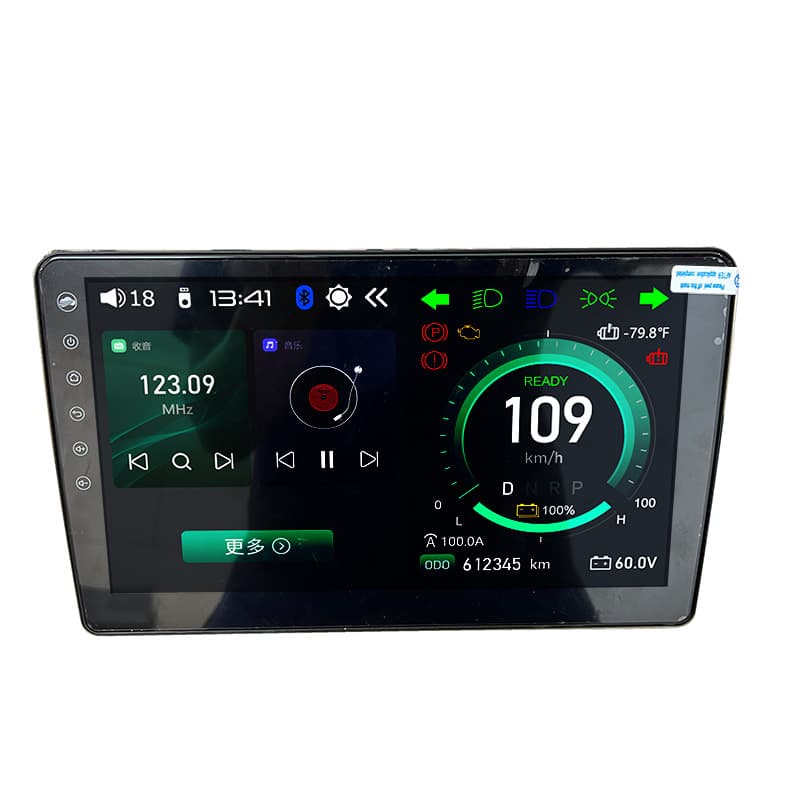 Juyun Outdoor Waterproof Meter New Submersible Version for Golf Carts, 10.1-inch CarPlay