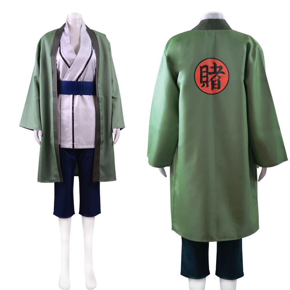 Anime Ninja Tsunade Cosplay Costume, 2D Anime Character Role-Playing Ninja Cosplay Stage Costume, In Stock