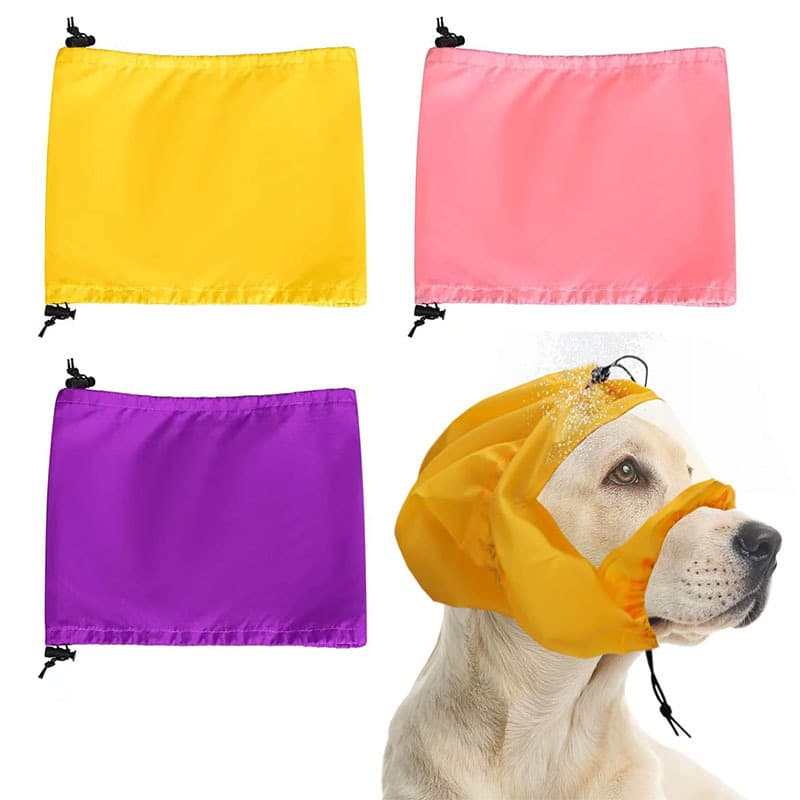 Cross-border Dog Waterproof Bath Cap Dog Swimming Ear Protection Waterproof Head Cover Bathing Anti-Water Ingress Hood