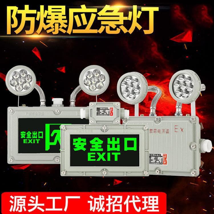 Explosion-proof emergency light, LED double-headed light, explosion-proof sign light, safety exit evacuation indicator light