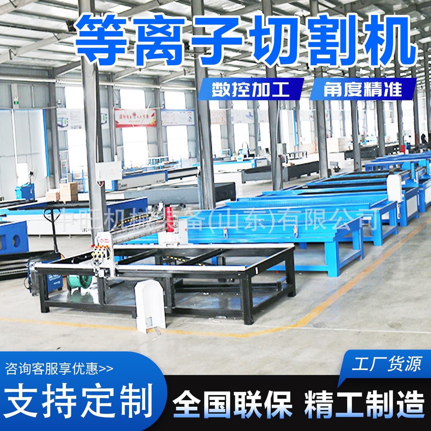 Large Metal Plasma Cutter Portable Plate and Tube Cutter CNC Plasma Cutter