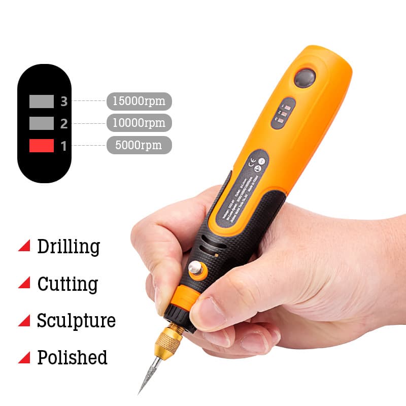Cross-border USB rechargeable electric grinder kit, jade carving electric grinder, mini electric grinder pen wholesale